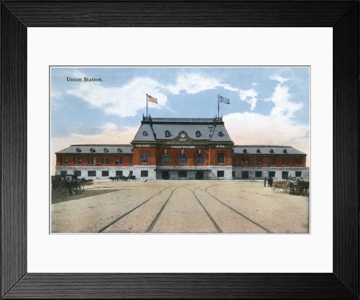 Framed Print : Union Station, Salt Lake City, Utah, USA Framed Print : Union Station, Salt Lake City, Utah, USA