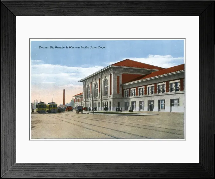 Framed Print : Railroad Station, Salt Lake City, Utah, USA Framed Print : Railroad Station, Salt Lake City, Utah, USA