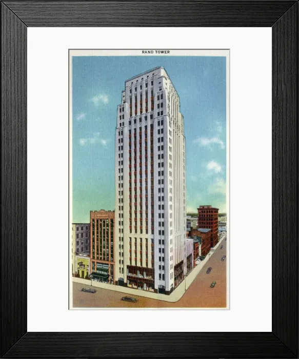 Framed Print : Rand Tower, Minneapolis, Minnesota, USA