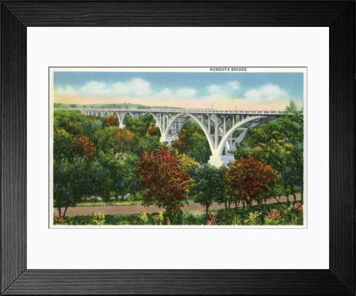 Framed Print : Mendota Bridge, Minneapolis, Minnesota, USA Framed Print : Mendota Bridge, Minneapolis, Minnesota, USA