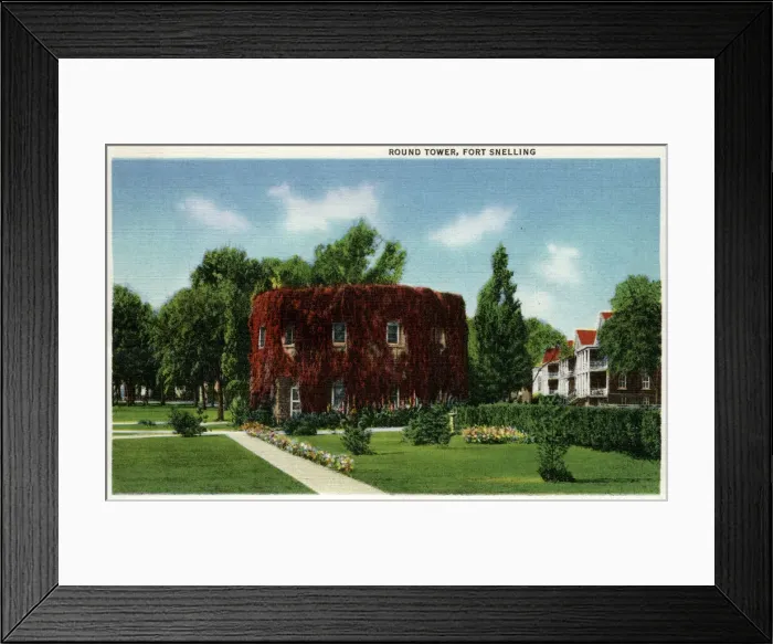 Framed Print : Round Tower, Fort Snelling, Minneapolis, Minnesota, USA Framed Print : Round Tower, Fort Snelling, Minneapolis, Minnesota, USA