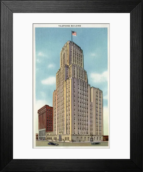 Framed Print : Telephone Building, Minneapolis, Minnesota, USA Framed Print : Telephone Building, Minneapolis, Minnesota, USA