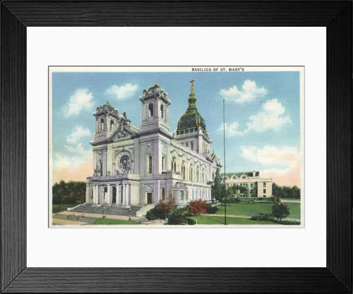 Framed Print : Basilica of St Mary s, Minneapolis, Minnesota, USA Framed Print : Basilica of St Mary s, Minneapolis, Minnesota, USA