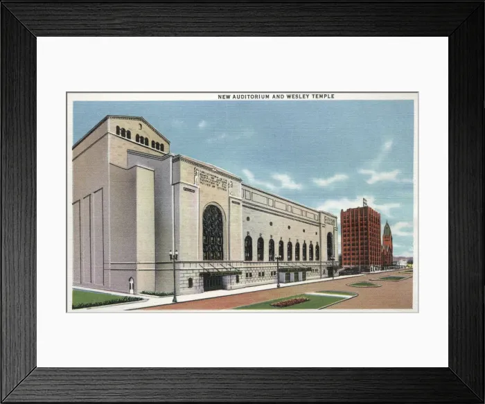 Framed Print : Wesley Temple, Minneapolis, Minnesota, USA Framed Print : Wesley Temple, Minneapolis, Minnesota, USA