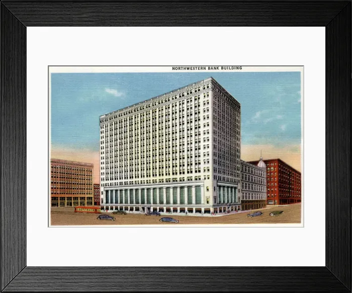 Framed Print : Northwestern Bank Building, Minneapolis, Minnesota, USA Framed Print : Northwestern Bank Building, Minneapolis, Minnesota, USA