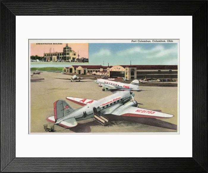 Framed Print : Port Columbus Airport, Columbus, Ohio, USA Framed Print : Port Columbus Airport, Columbus, Ohio, USA