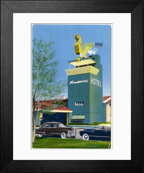 Framed Print : Hotel Thunderbird, Las Vegas, Nevada, USA Framed Print : Hotel Thunderbird, Las Vegas, Nevada, USA