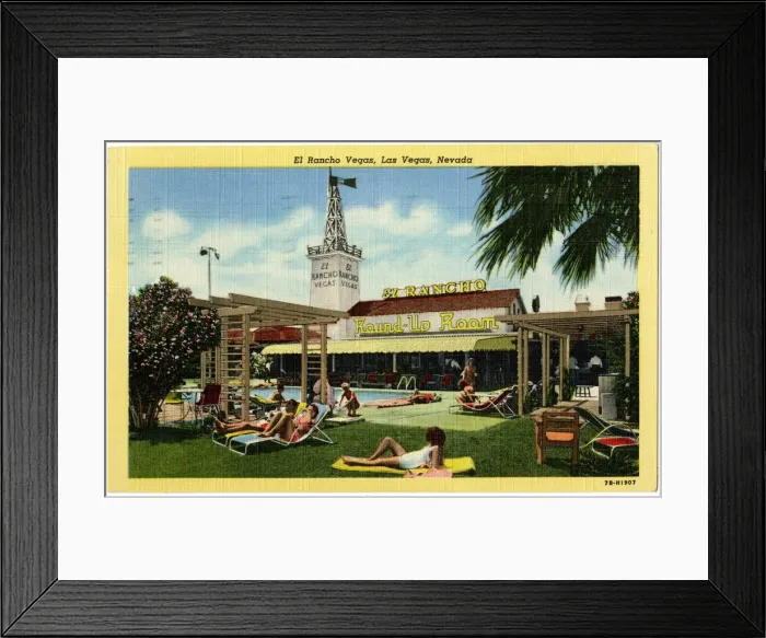 Framed Print : Hotel El Rancho, Las Vegas, Nevada, USA Framed Print : Hotel El Rancho, Las Vegas, Nevada, USA