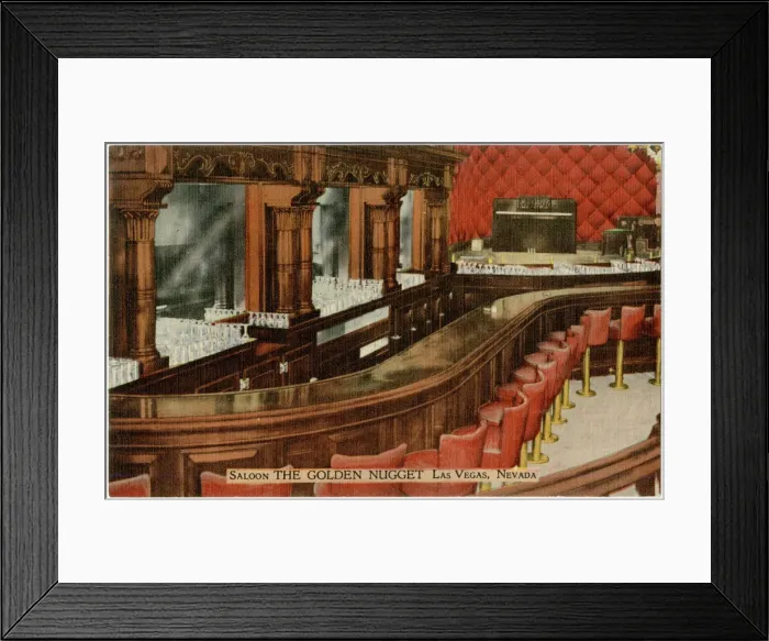 Framed Print : Saloon, The Golden Nugget, Las Vegas, Nevada, USA Framed Print : Saloon, The Golden Nugget, Las Vegas, Nevada, USA