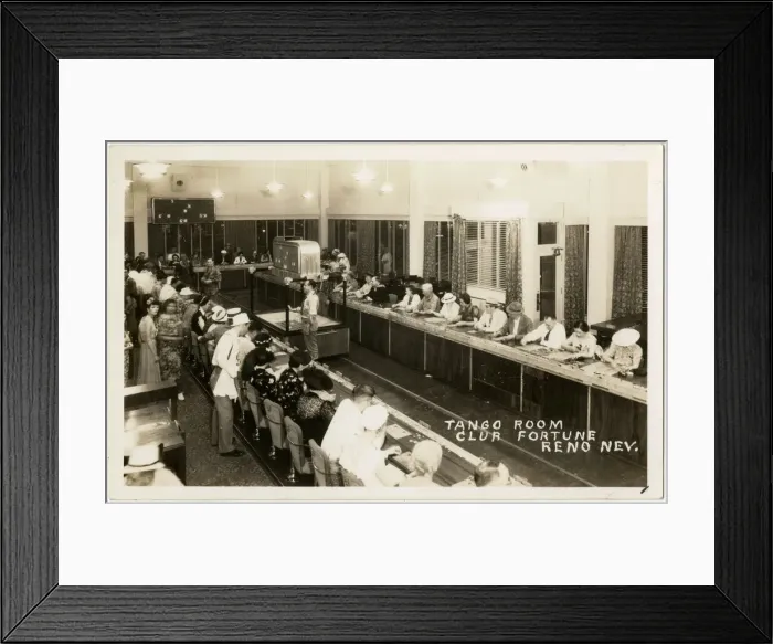 Framed Print : Tango Room, Club Fortune, Reno, Nevada, USA Framed Print : Tango Room, Club Fortune, Reno, Nevada, USA