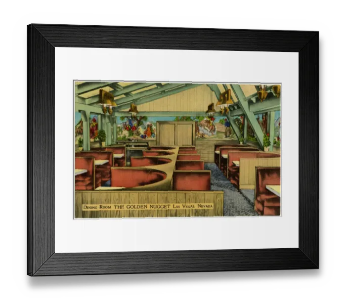 Framed Print : Dining Room, The Golden Nugget, Las Vegas, Nevada, USA Framed Print : Dining Room, The Golden Nugget, Las Vegas, Nevada, USA