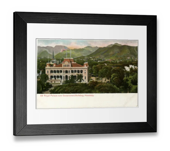 Framed Print : Government Building, Honolulu, Hawaii, USA Framed Print : Government Building, Honolulu, Hawaii, USA