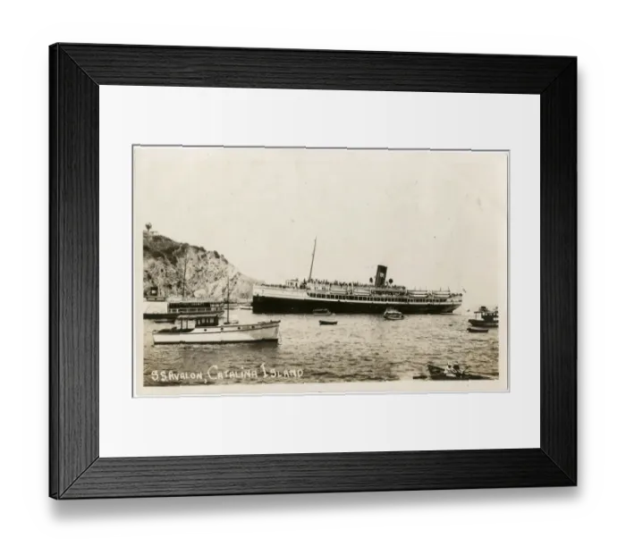 Framed Print : SS Avalon, Santa Catalina Island, California, USA Framed Print : SS Avalon, Santa Catalina Island, California, USA