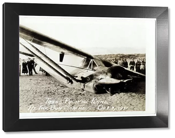 Pangborns monoplane at Wenatchee, Washington State, USA
