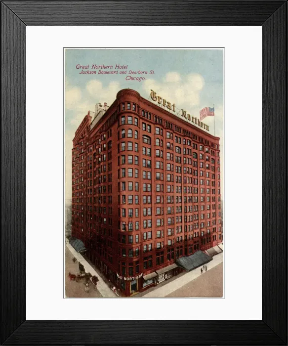 Framed Print : Great Northern Hotel, Chicago, Illinois, USA Framed Print : Great Northern Hotel, Chicago, Illinois, USA