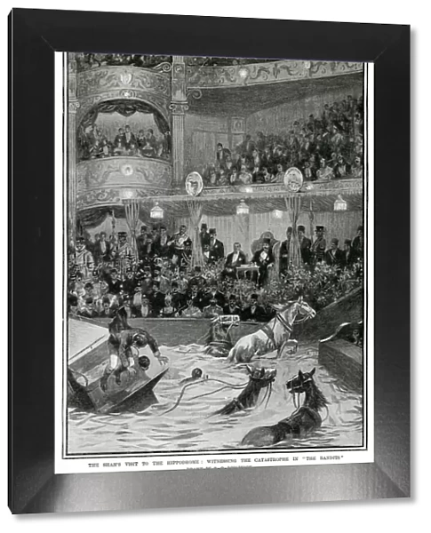 Shah of Persia visit to London Hippodrome 1902