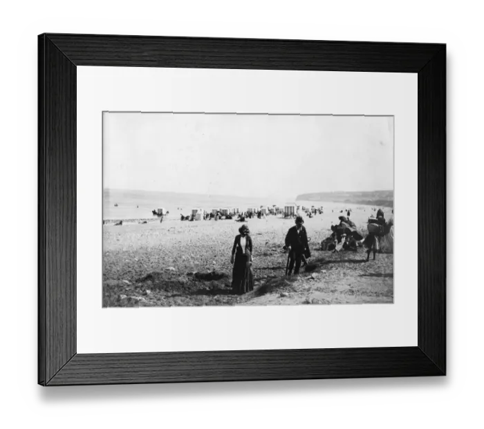 Framed Print : People on the beach at Colwyn Bay, North Wales Framed Print : People on the beach at Colwyn Bay, North Wales