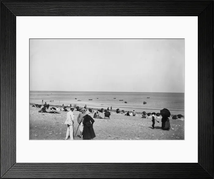 Framed Print : People on the beach at Colwyn Bay, North Wales Framed Print : People on the beach at Colwyn Bay, North Wales