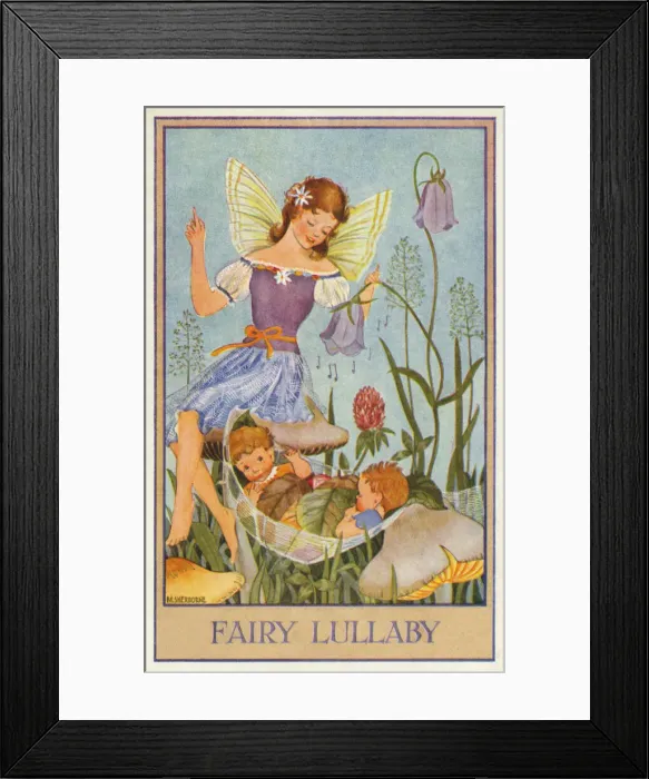 Framed Print : Fairies & flowers Framed Print : Fairies & flowers