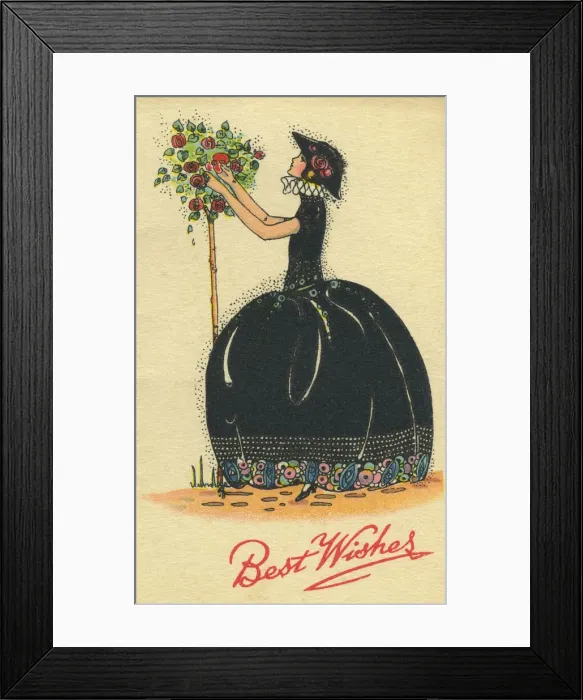 Framed Print : Girl in a black dress Framed Print : Girl in a black dress