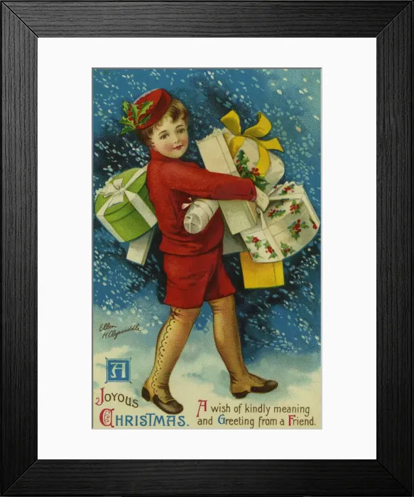 Framed Print : Xmas. Buying gifts Framed Print : Xmas. Buying gifts
