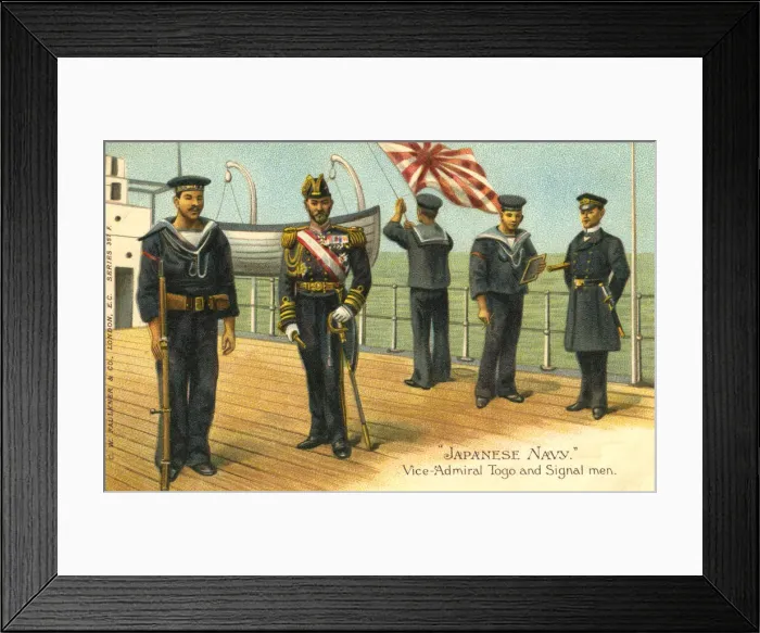 Framed Print : Japanese Navy Framed Print : Japanese Navy