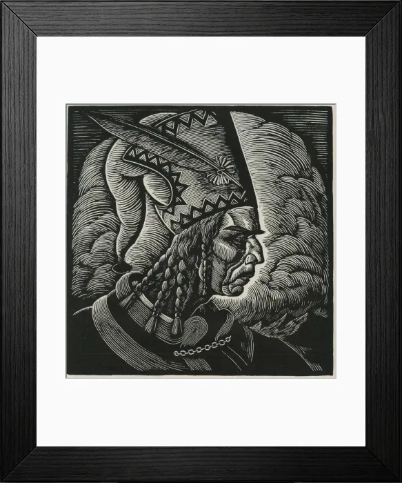 Framed Print : Red Indian chief Framed Print : Red Indian chief