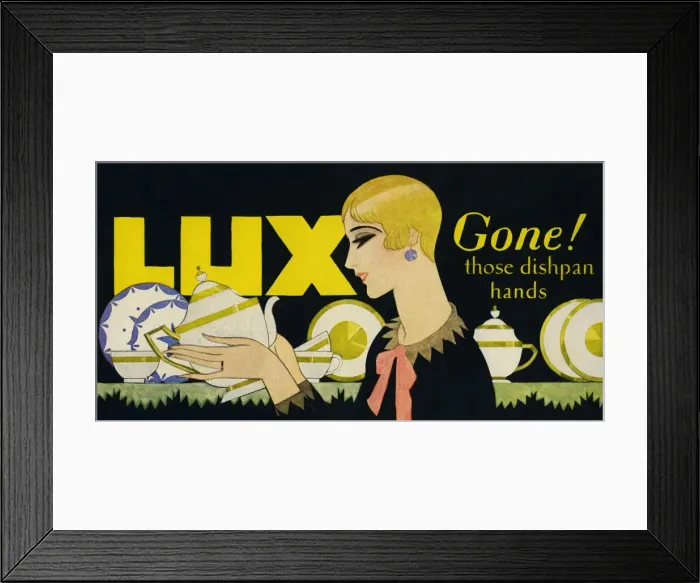 Framed Print : Lux Advertisement Framed Print : Lux Advertisement