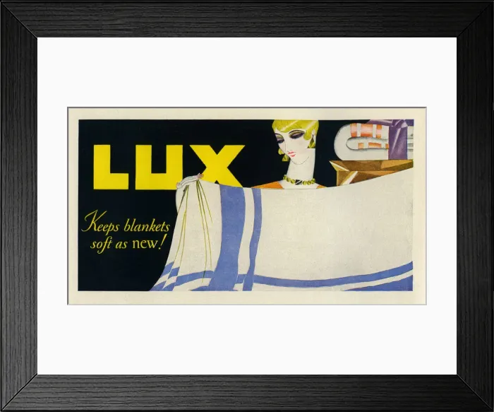 Framed Print : Lux Advertisement Framed Print : Lux Advertisement