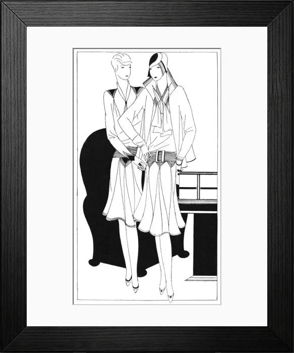 Framed Print : Fashion illustration Framed Print : Fashion illustration