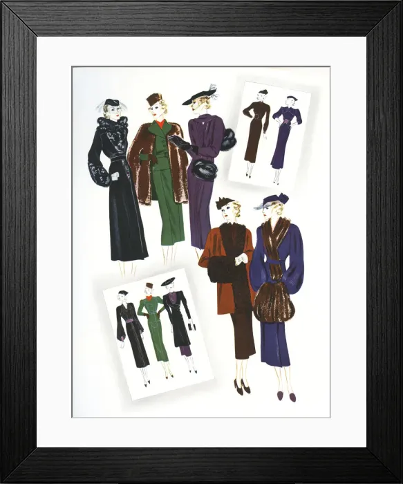 Framed Print : Fashionable ladies Framed Print : Fashionable ladies