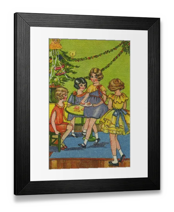 Framed Print : Children, christmas Framed Print : Children, christmas