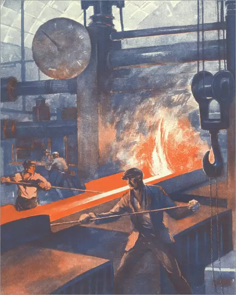 Industry, iron foundry