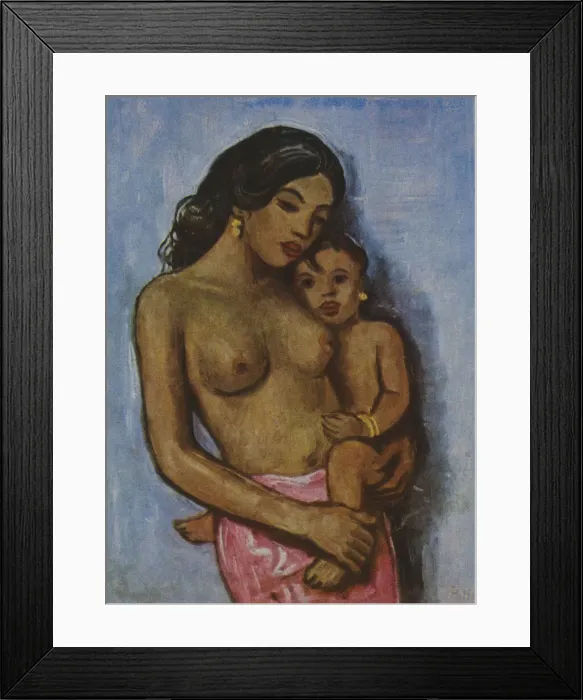 Framed Print : Indonesian mother & child Framed Print : Indonesian mother & child
