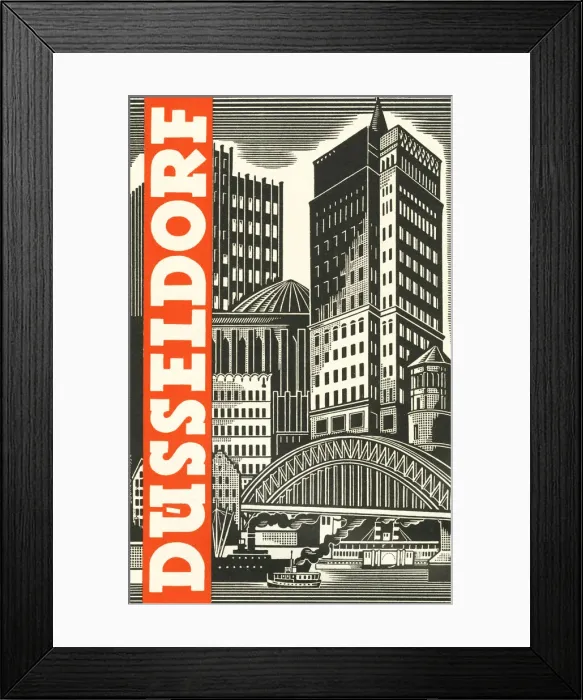 Framed Print : Dusseldorf Framed Print : Dusseldorf