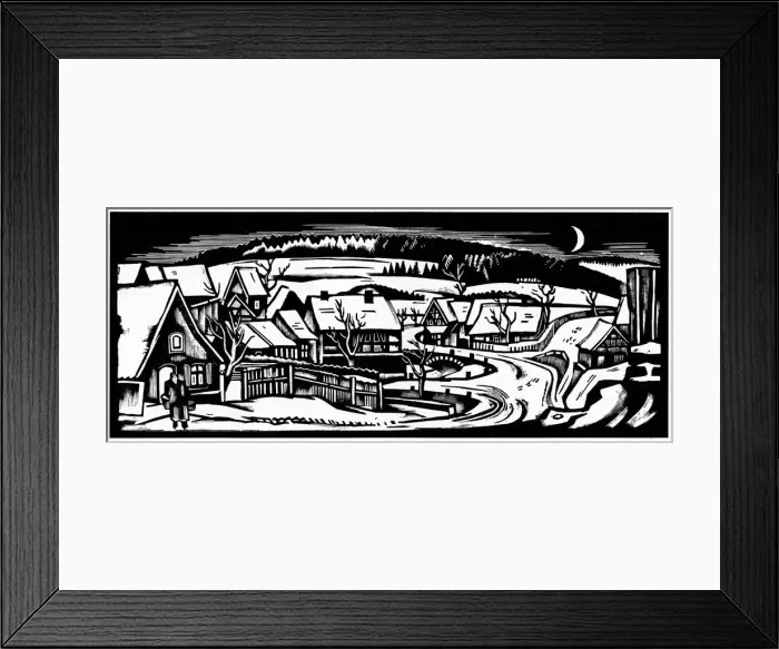 Framed Print : Snow scene Framed Print : Snow scene