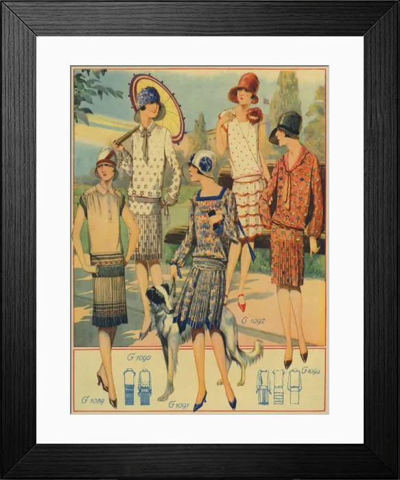 Framed Print : Fashion. Summer dresses Framed Print : Fashion. Summer dresses