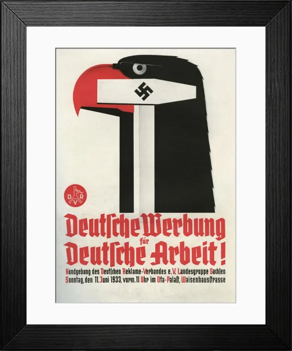 Framed Print : German Advertising Association Rally Framed Print : German Advertising Association Rally
