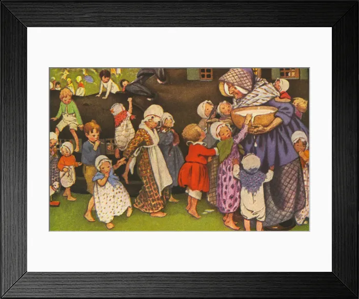 Framed Print : Nursery rhyme Framed Print : Nursery rhyme