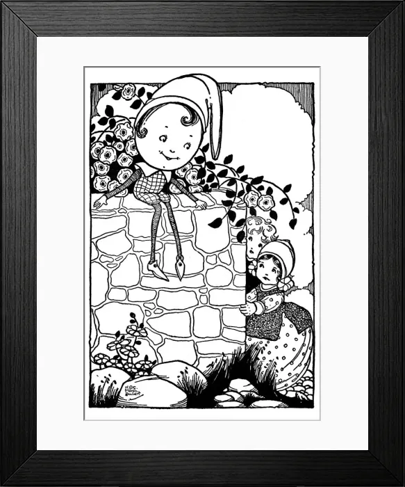 Framed Print : Nursery rhyme Framed Print : Nursery rhyme
