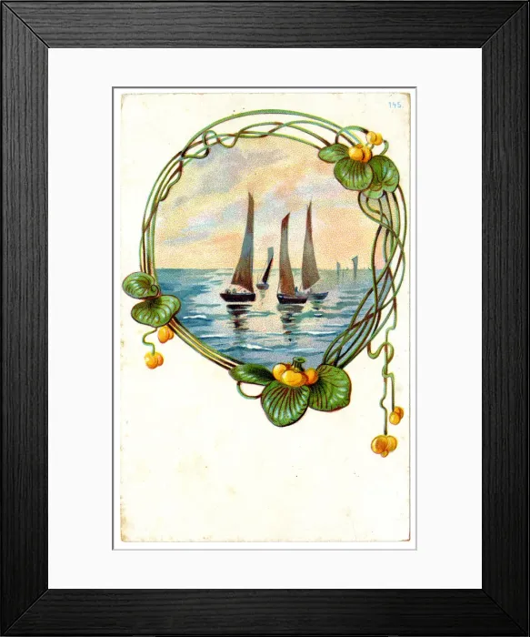 Framed Print : Yachts on a calm sea Framed Print : Yachts on a calm sea