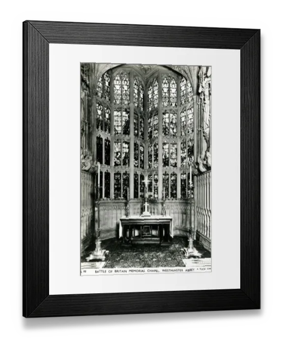 Framed Print : Battle of Britain Memorial Chapel, Westminster Abbey