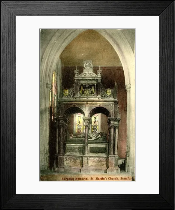 Framed Print : Burghley Memorial, St Martins Church, Stamford, Lincs Framed Print : Burghley Memorial, St Martins Church, Stamford, Lincs