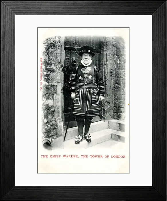 Framed Print : Chief Warder, Tower of London Framed Print : Chief Warder, Tower of London
