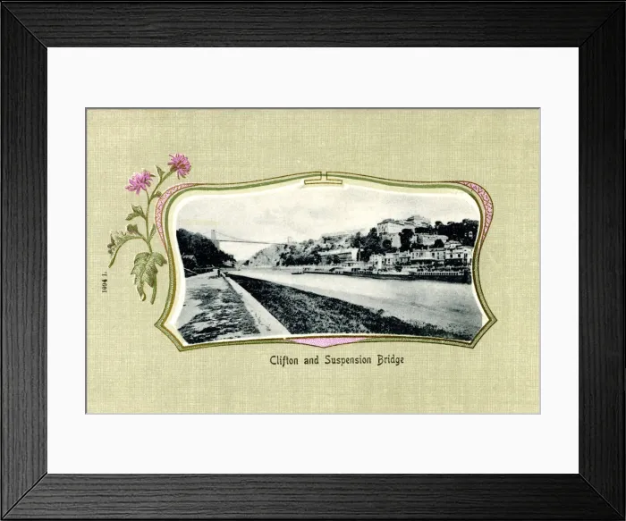 Framed Print : Clifton and Suspension Bridge, Bristol Framed Print : Clifton and Suspension Bridge, Bristol