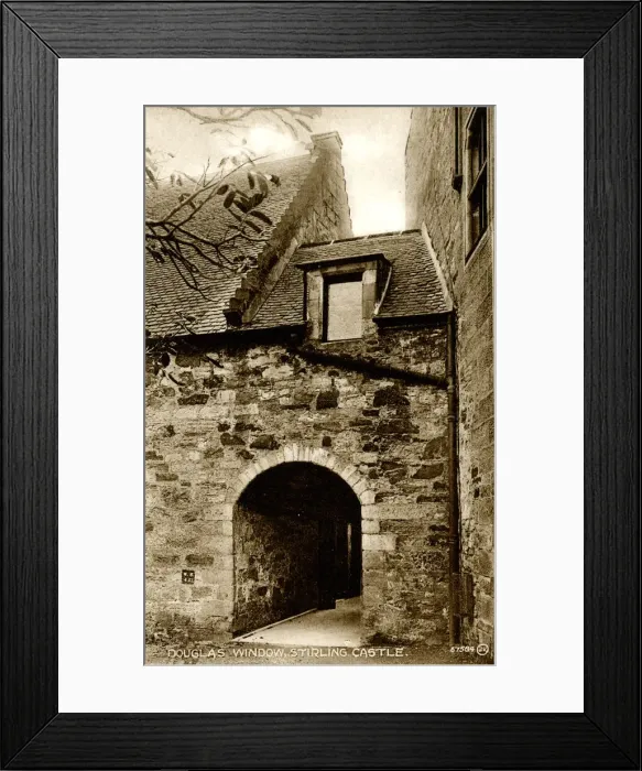 Framed Print : Douglas Window, Stirling Castle, Stirling, Scotland Framed Print : Douglas Window, Stirling Castle, Stirling, Scotland