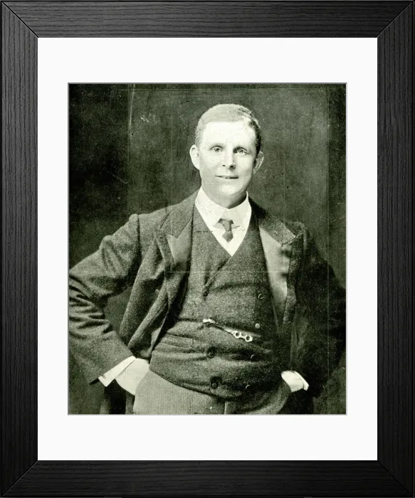 Framed Print : Ernest Shand, English performer and composer Framed Print : Ernest Shand, English performer and composer