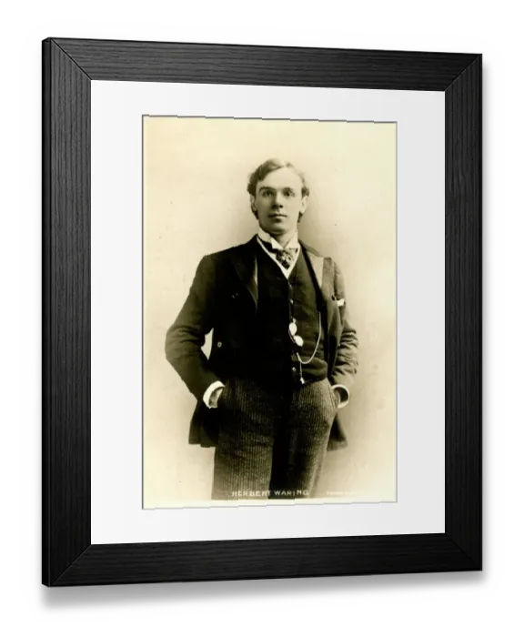 Framed Print : Herbert Waring, English actor Framed Print : Herbert Waring, English actor