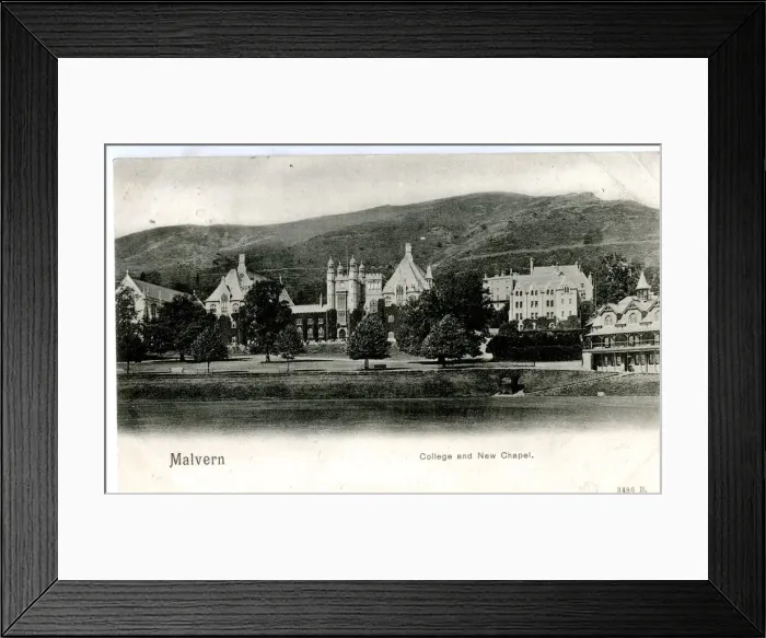 Framed Print : College and New Chapel, Malvern, Worcestershire Framed Print : College and New Chapel, Malvern, Worcestershire