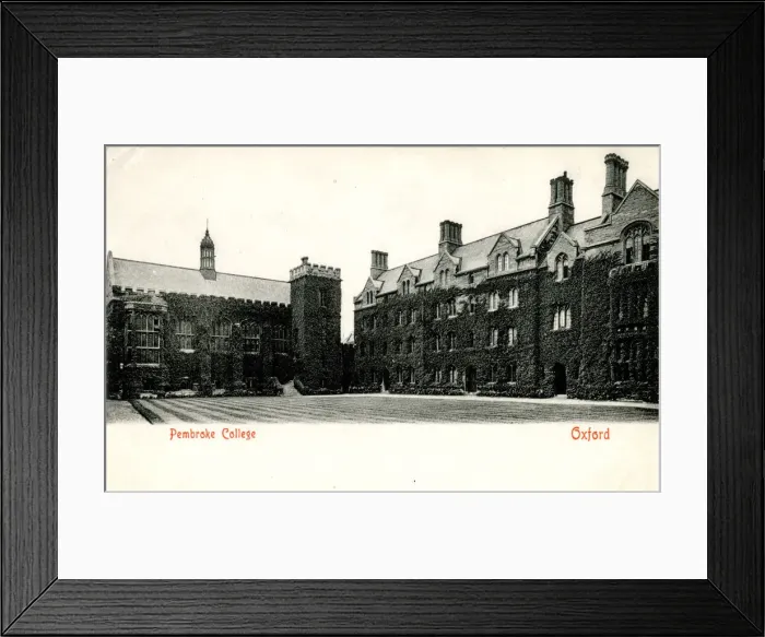 Framed Print : Pembroke College, Oxford Framed Print : Pembroke College, Oxford